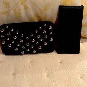 Black wallet with checkbook cover